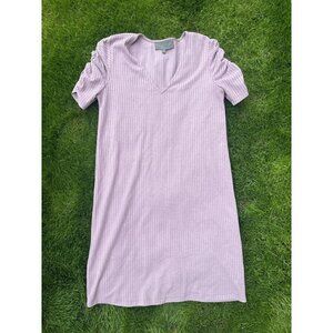Anthropologie Sunday in Brooklyn Womens XS Purple Ruched Sleeve